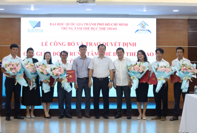 LỄ CÔNG BỐ VÀ TRAO QUYẾT ĐỊNH CỦA GIÁM ĐỐC TRUNG TÂM THỂ DỤC THỂ THAO VỀ CÔNG TÁC NHÂN SỰ NĂM 2025